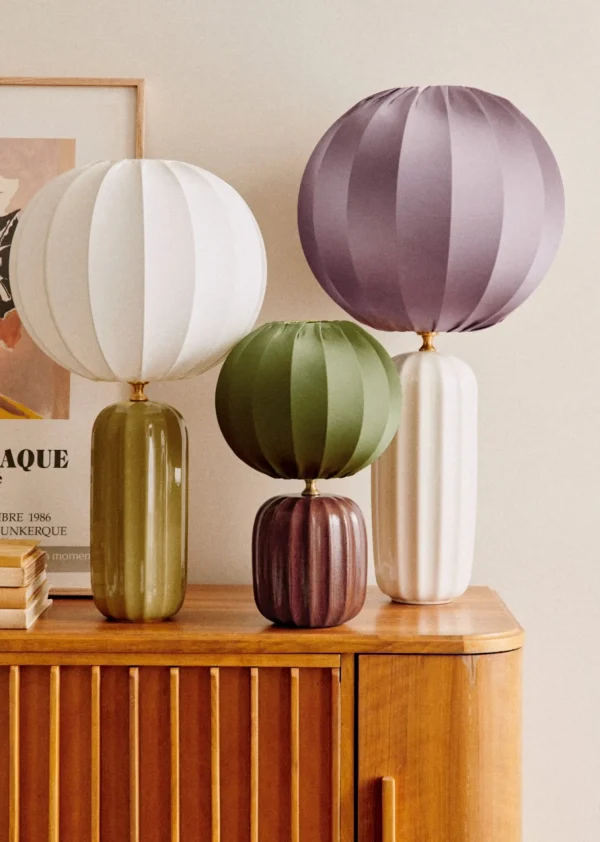 Lampe Traviata Petit Modèle - Acajou-Sezane Hot