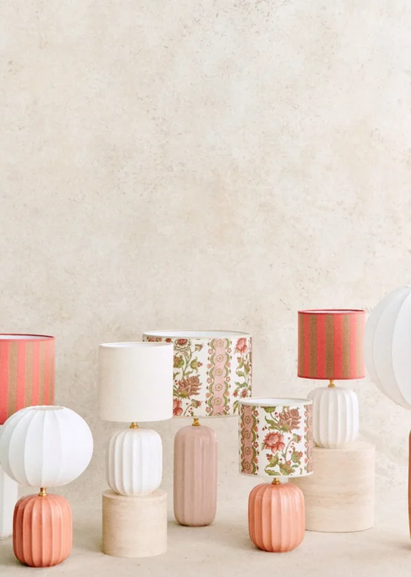 Lampe Traviata Petit Modèle - Rose Amalfi-Sezane Online