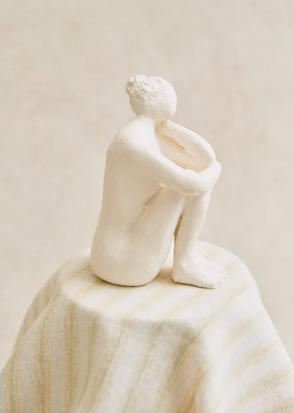 Sculpture Guénolée Courcoux - Femme Dans Ses Pensées Petit Modèle-Sezane Cheap