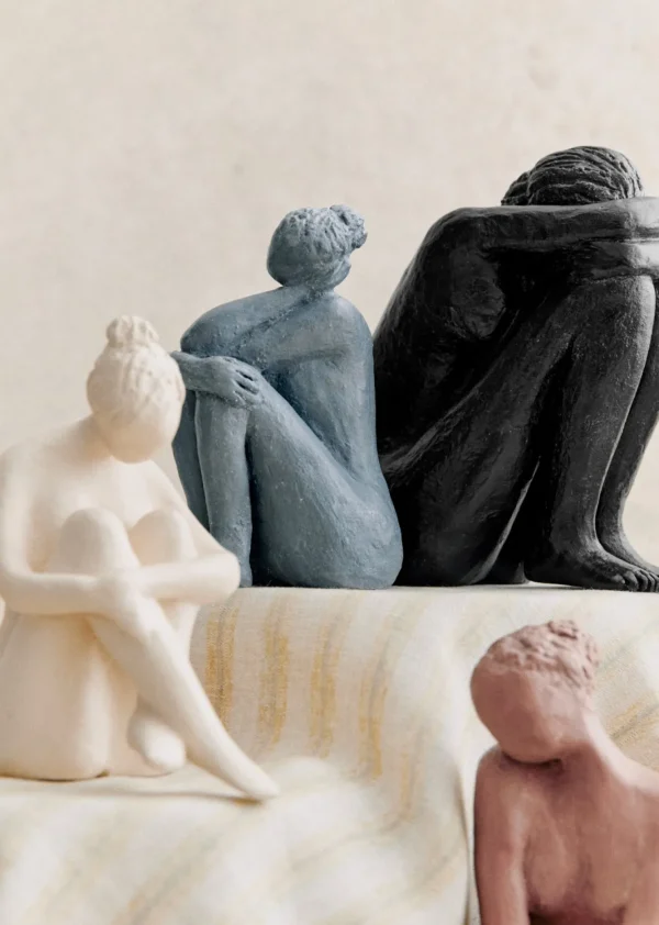Sculpture Guénolée Courcoux - Femme Dans Ses Pensées Petit Modèle-Sezane Online