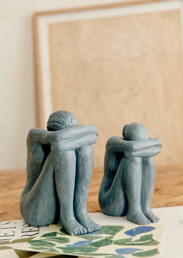 Sculpture Guénolée Courcoux - Femme Assise Petit Modèle-Sezane Sale
