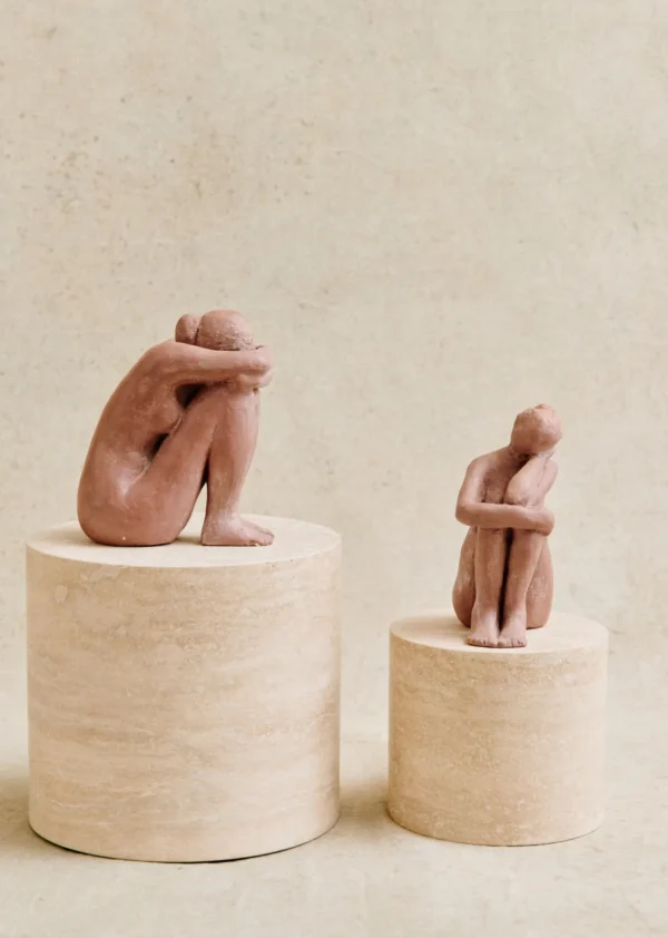 Sculpture Guénolée Courcoux - Femme Dans Ses Pensées Petit Modèle-Sezane Online