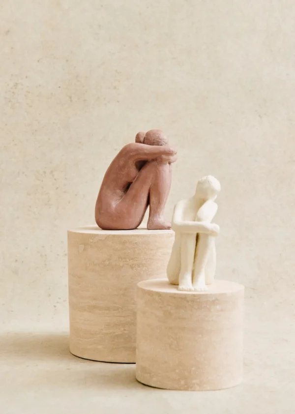 Sculpture Guénolée Courcoux - Femme Dans Ses Pensées Petit Modèle-Sezane Cheap