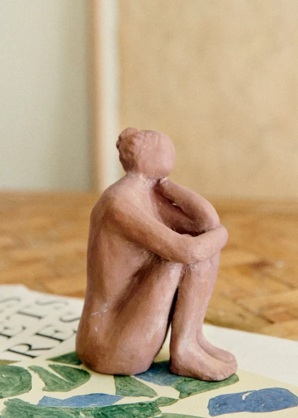 Sculpture Guénolée Courcoux - Femme Dans Ses Pensées Petit Modèle-Sezane Online