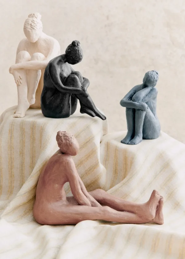 Sculpture Guénolée Courcoux - Femme Dans Ses Pensées Petit Modèle-Sezane Cheap