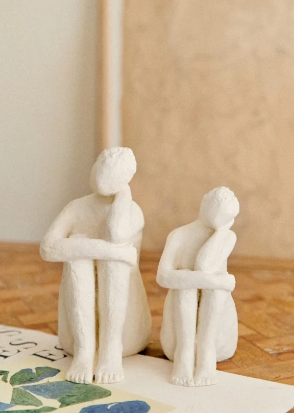 Sculpture Guénolée Courcoux - Femme Dans Ses Pensées Petit Modèle-Sezane Online
