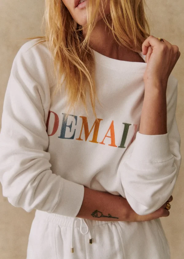 Sweat-Shirt Demain - Création Solidaire-Sezane Store