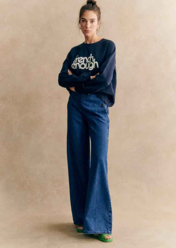 Sweat-Shirt French Enough-Sezane Cheap