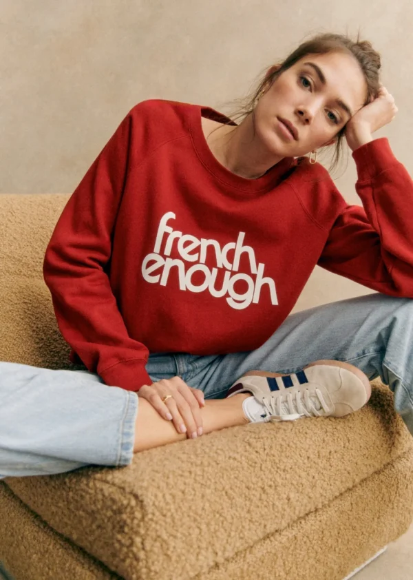 Sweat-Shirt French Enough-Sezane Cheap