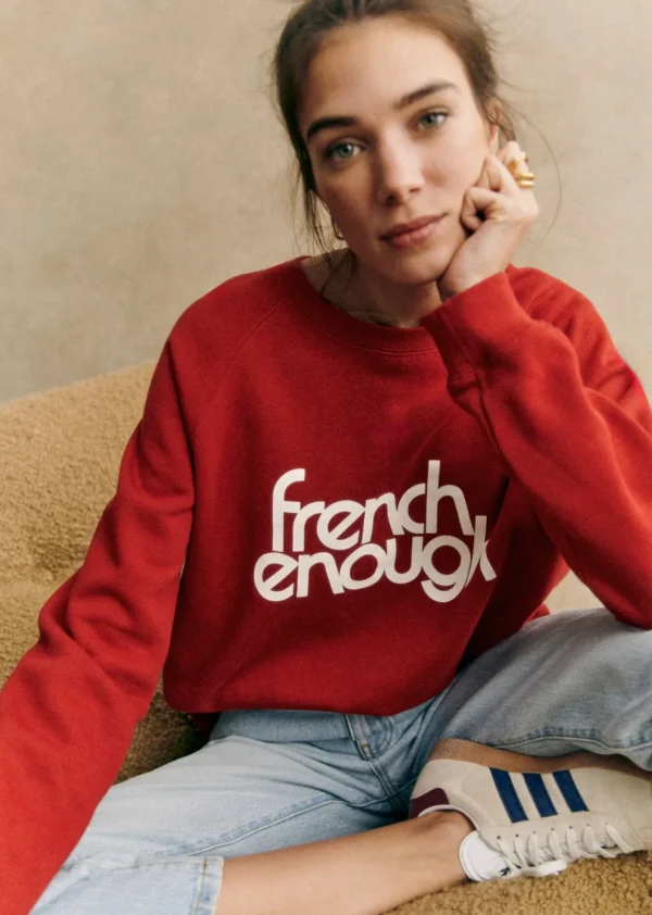 Sweat-Shirt French Enough-Sezane Cheap
