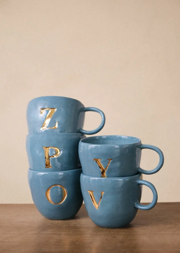 Sézane Maison - Mug Appolline Bleu-Sezane Cheap