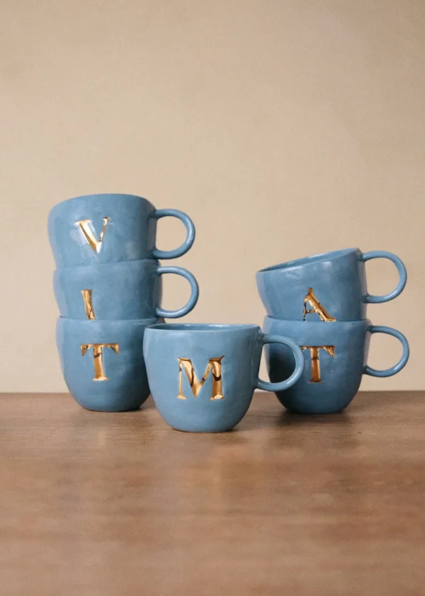 Sézane Maison - Mug Appolline Bleu-Sezane Cheap
