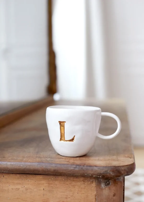 Sézane Maison - Mug Appolline Ecru-Sezane Sale