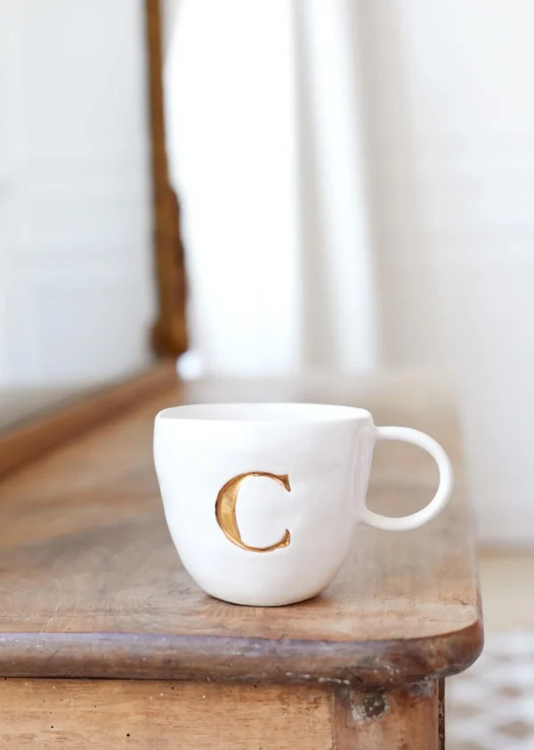 Sézane Maison - Mug Appolline Ecru-Sezane Sale