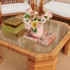 Table Basse Octogonale En Marqueterie De Vintage-Sezane Hot