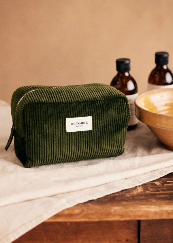 Trousse De Toilette Twyman Velours Côtelé-Sezane Shop