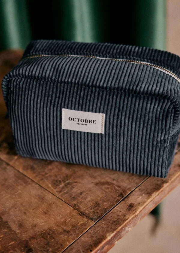 Trousse De Toilette Twyman Velours Côtelé-Sezane Shop