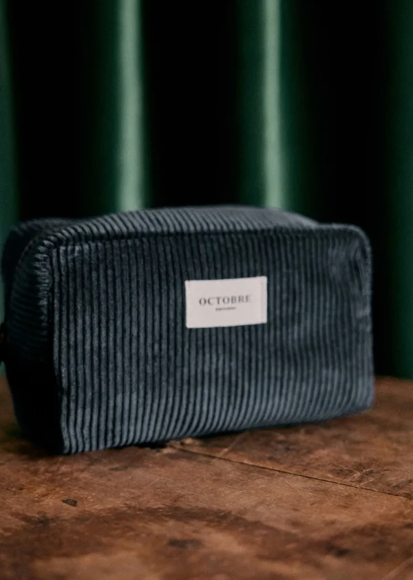 Trousse De Toilette Twyman Velours Côtelé-Sezane Shop