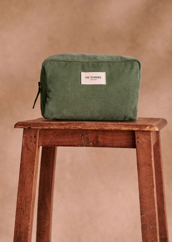 Trousse De Toilette Twyman Velours Côtelé-Sezane Shop