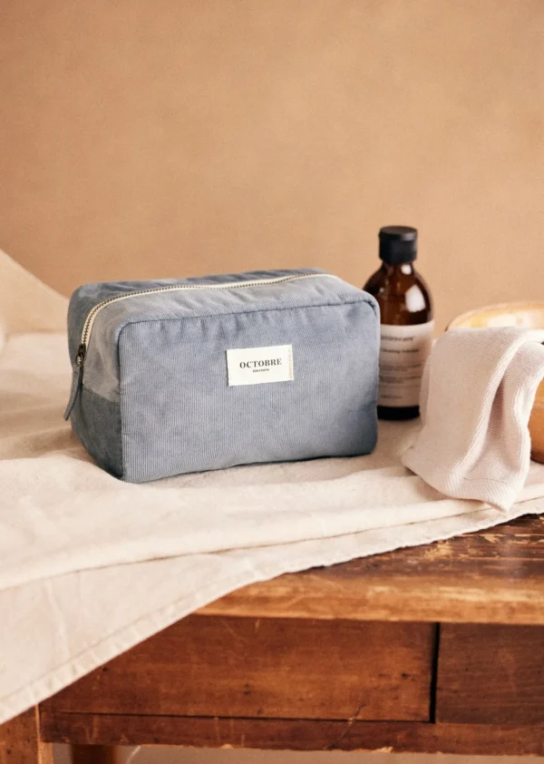 Trousse De Toilette Twyman Velours Côtelé-Sezane Shop