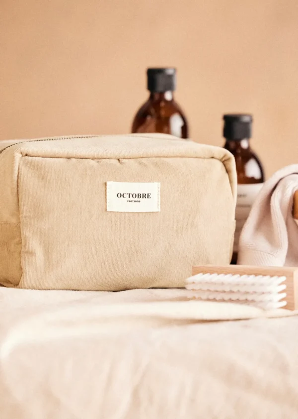Trousse De Toilette Twyman Velours Côtelé-Sezane Shop