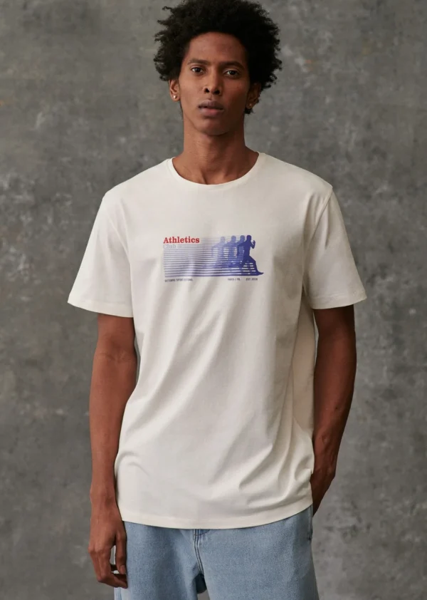 T-Shirt Athletics Club-Sezane Clearance