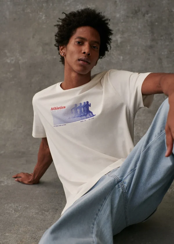 T-Shirt Athletics Club-Sezane Clearance