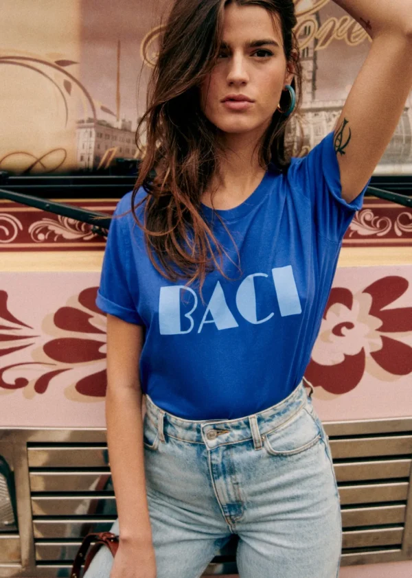 T-Shirt Baci-Sezane Cheap