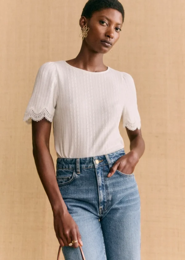 T-Shirt Cléa-Sezane Clearance