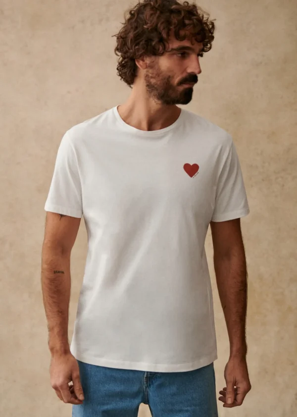 T-Shirt Coeur Chamade-Sezane Cheap
