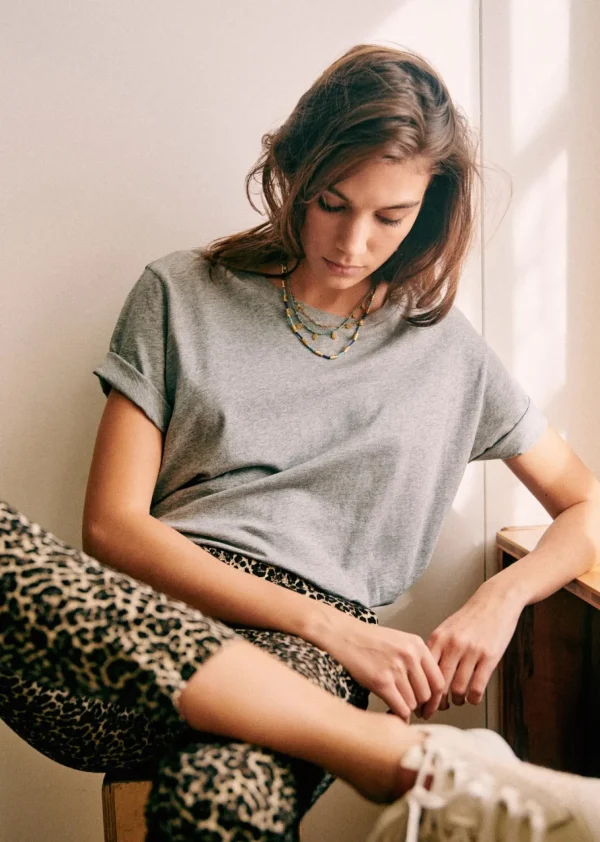 T-Shirt Conrad-Sezane Flash Sale
