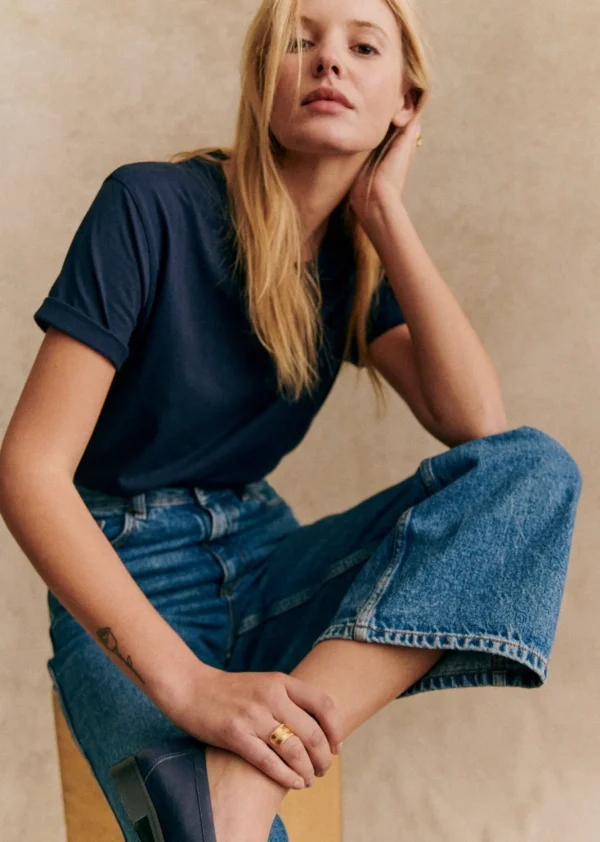 T-Shirt Conrad-Sezane Flash Sale