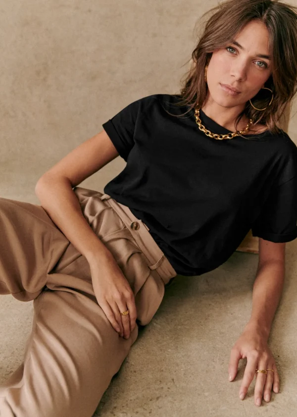 T-Shirt Conrad-Sezane Flash Sale