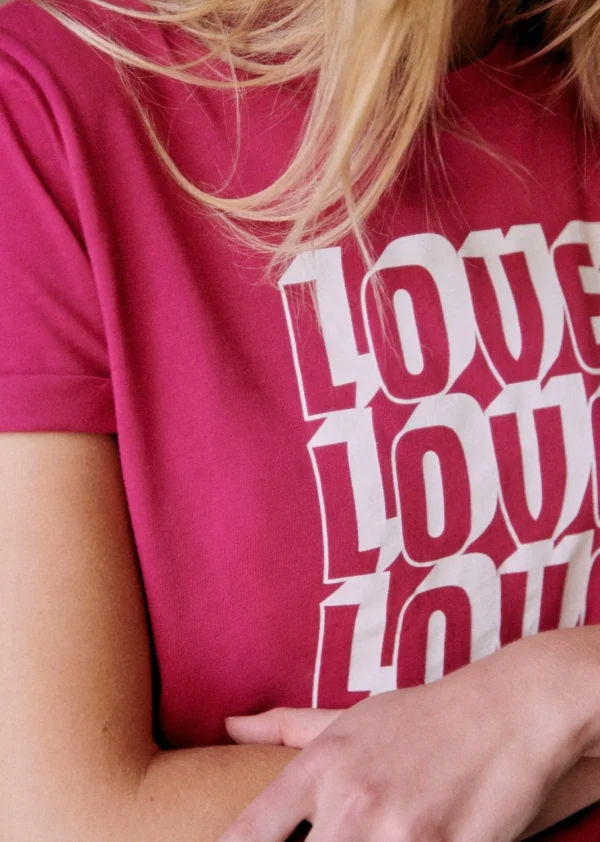 T-Shirt Love Love Love-Sezane Best Sale