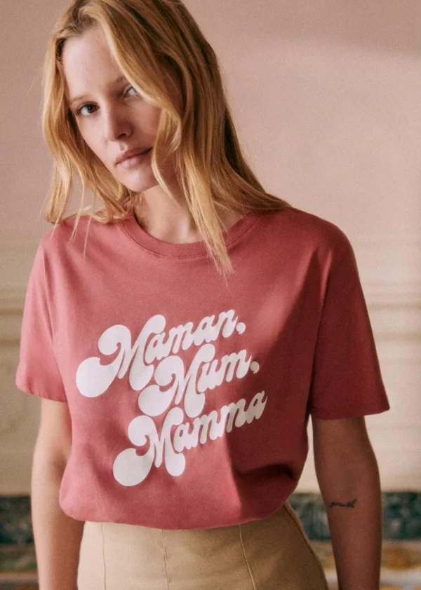 T-Shirt Maman Mum Mamma-Sezane Clearance