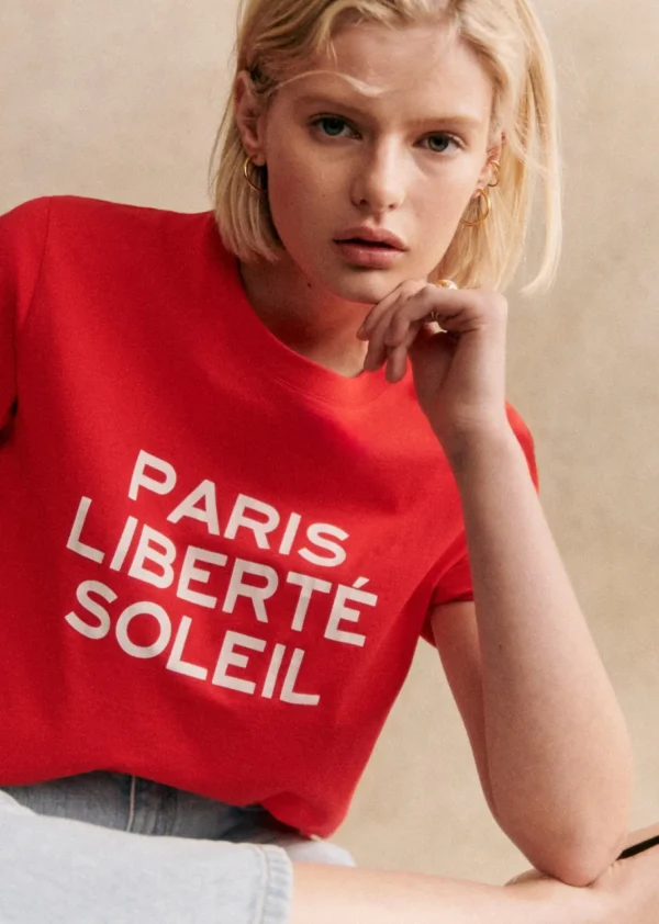 T-Shirt Paris Liberté Soleil-Sezane Hot